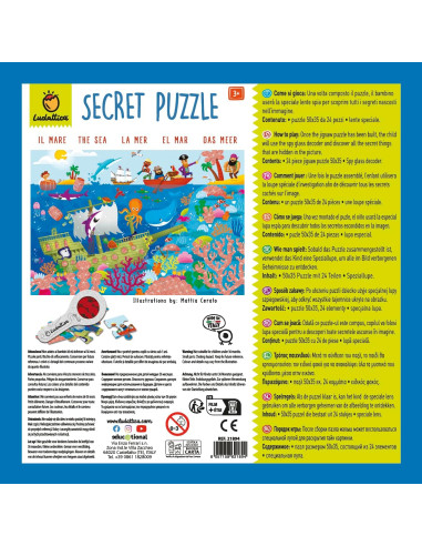 SECRET PUZZLE 24 PCS Il mare