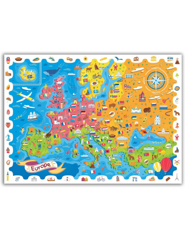 Ludattica Detective Puzzle - La Mappa dell'Europa