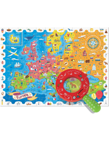 Ludattica Detective Puzzle - La Mappa dell'Europa
