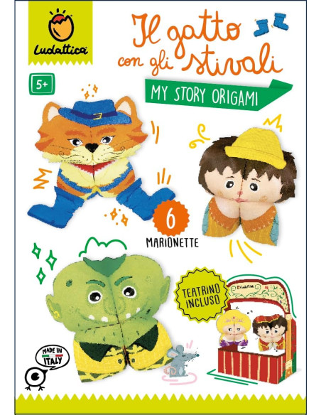 Ludattica Origami delle Fiabe Il Gatto con gli Stivali