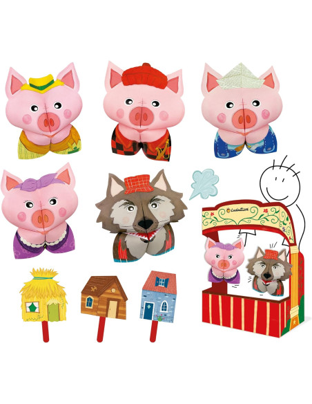 Ludattica Origami delle Fiabe I Tre Porcellini