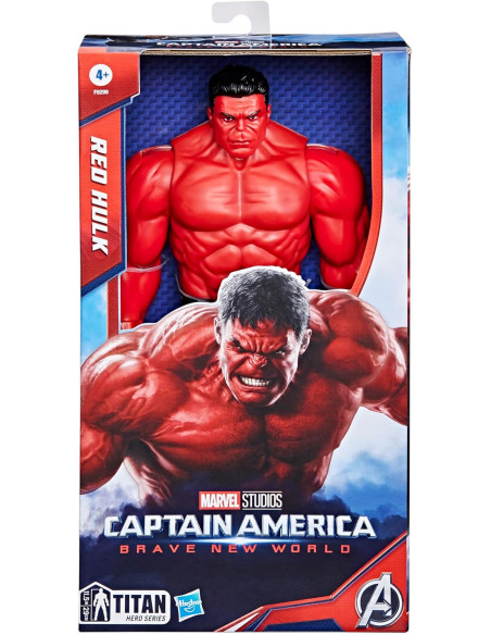 Capitan America Deluxe Titan Hero Hulk Rosso