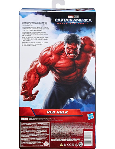 Capitan America Deluxe Titan Hero Hulk Rosso