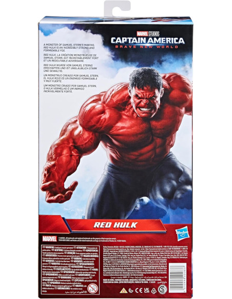 Capitan America Deluxe Titan Hero Hulk Rosso