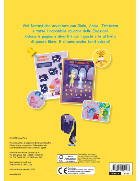 Inside out 2 100 pagine di giochi e attività 