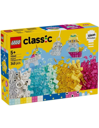 Lego Classic - Scatola magica trasparente