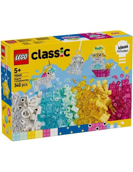 Lego Classic - Scatola magica trasparente