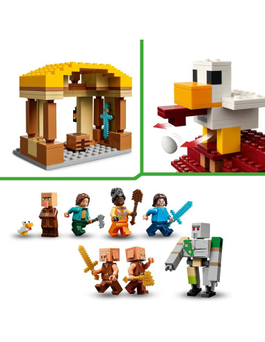 Lego Minecraft - Attacco al villaggio del...