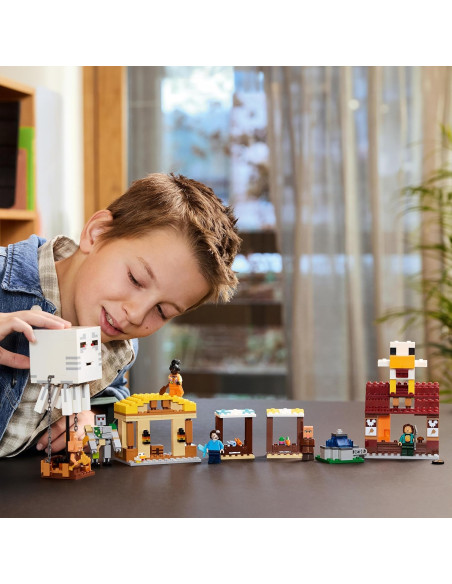 Lego Minecraft - Attacco al villaggio del Ghast-pallone