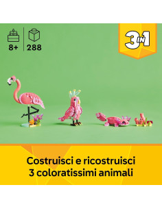 Lego Creator - Animali selvatici: fenicottero rosa 2