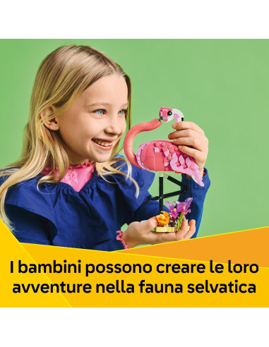 Lego Creator - Animali selvatici: fenicottero rosa