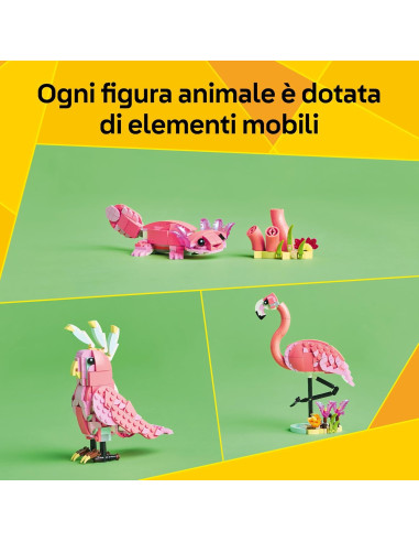 Lego Creator - Animali selvatici: fenicottero rosa