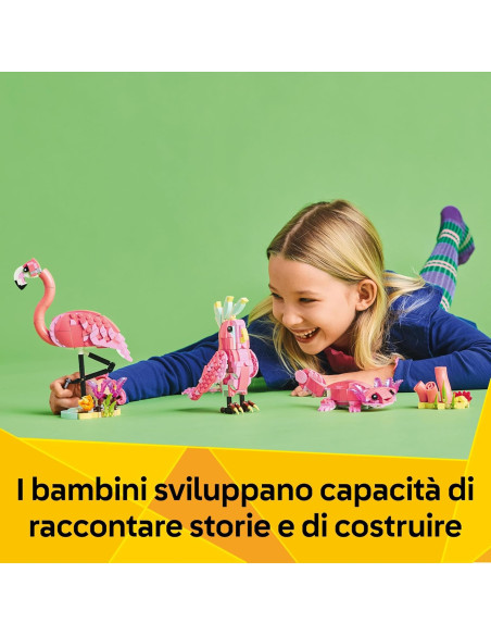 Lego Creator - Animali selvatici: fenicottero rosa