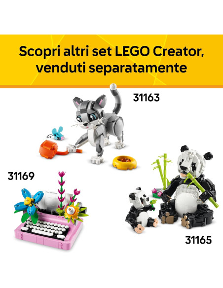 Lego Creator - Animali selvatici: fenicottero rosa