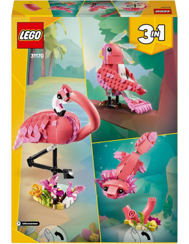 Lego Creator - Animali selvatici: fenicottero rosa