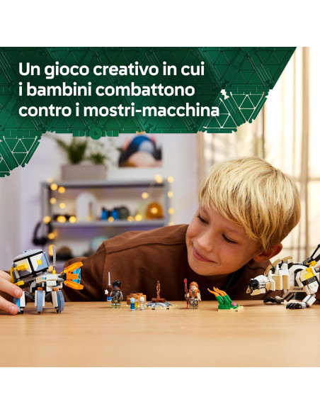 Lego Horizon - Aloy e Varl contro Arcapode e Secodonte