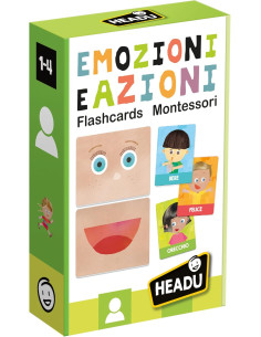 Flashcards Montessori Emozioni e Azioni