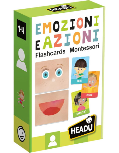 Flashcards Montessori Emozioni e Azioni