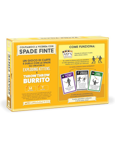 Colpiamoci a vicenda con spade finte