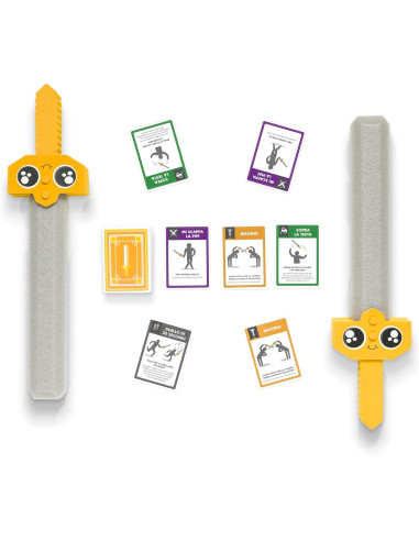 Colpiamoci a vicenda con spade finte