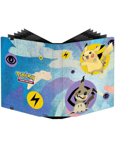 Pokémon album 9 tasche 10 pagine Pikachu e Mimikyu