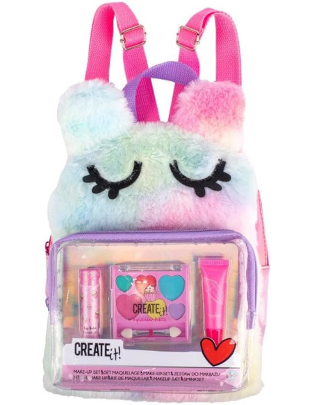 Create It! Zainetto con Trucchi Fluffy