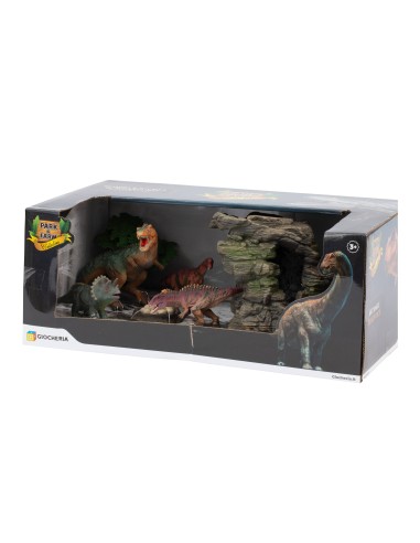 Play e Farm set 5 Dinosauri 2 modelli - DINO...