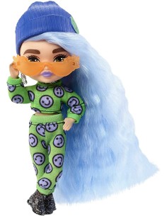 Barbie Extra Mini Con felpa lilla e cintura Orsacchiotto 2