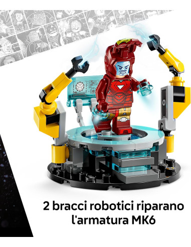 Lego Super Heroes - Laboratorio di Iron Man...