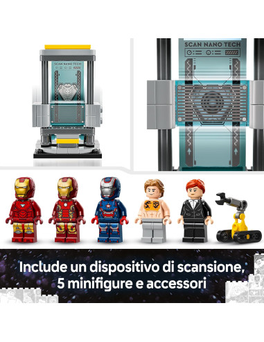 Lego Super Heroes - Laboratorio di Iron Man...