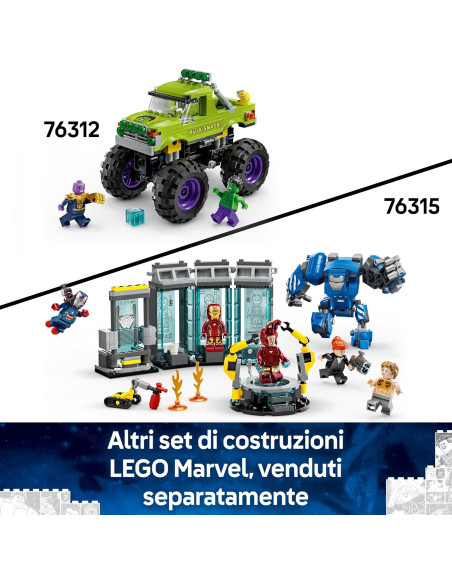 Lego Marvel - Truck di Hulk contro Thanos