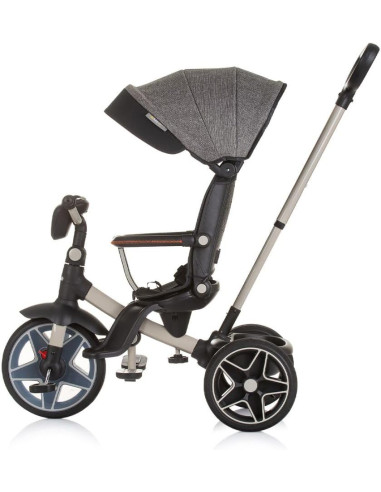 Triciclo con cappottina "Derby" Grafite