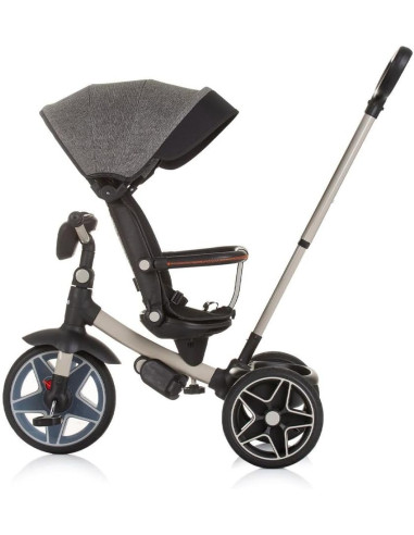 Triciclo con cappottina "Derby" Grafite