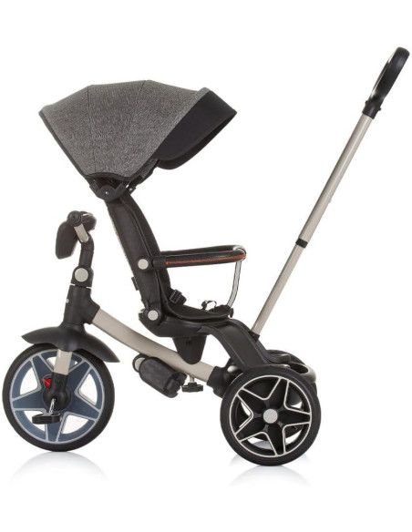 Triciclo con cappottina "Derby" Grafite