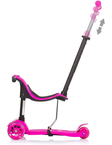 Scooter Multi Plus con manubrio rosa