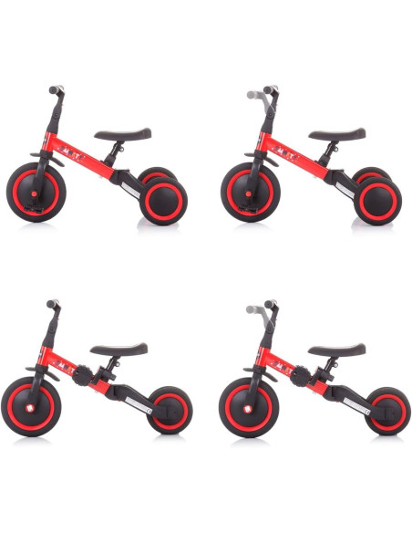 Triciclo/Balance 2 in 1 smarty Rosso