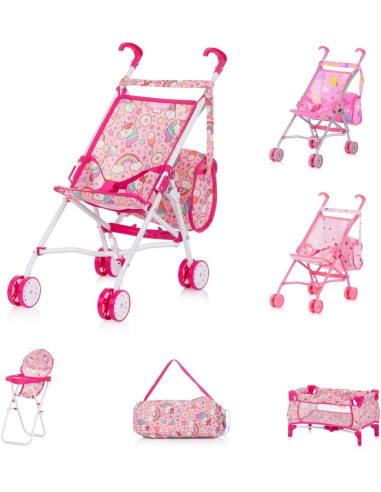 Set per bambole 3 in 1 Trixy unicorn
