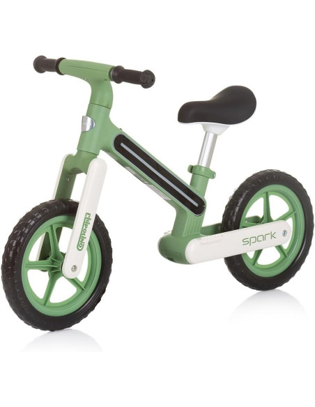 Bici pedagogica Spark Verde con luci