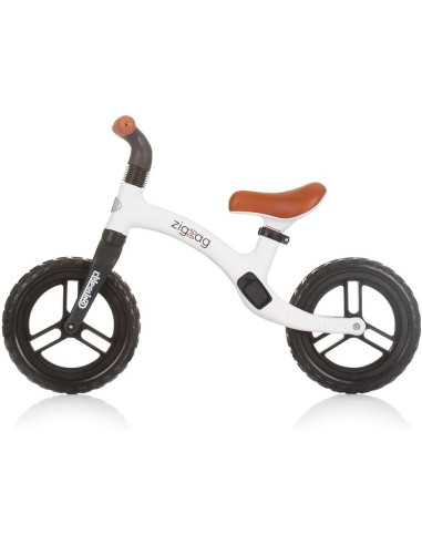 Bici pedagogica Zig Zag bianco e nero