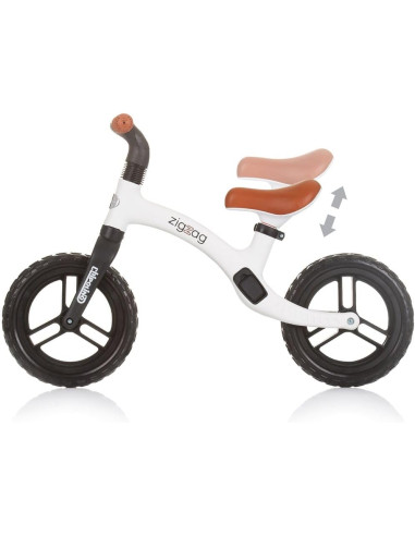 Bici pedagogica Zig Zag bianco e nero