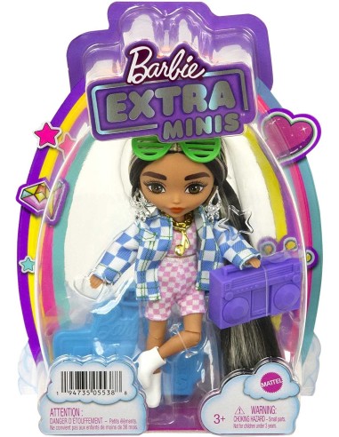 Barbie Extra Mini Con Radio e occhiali verdi