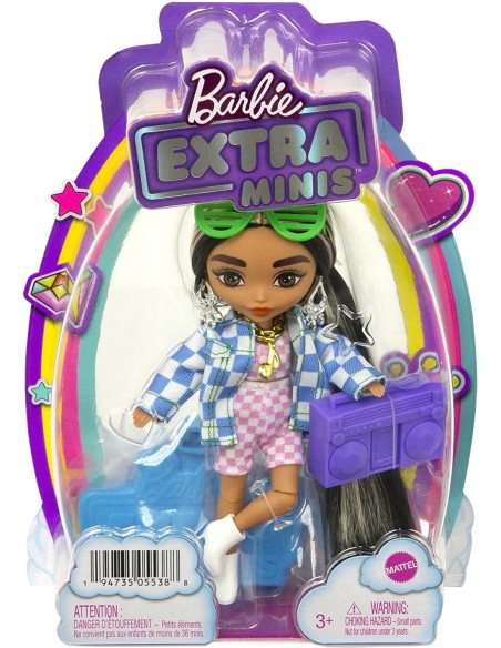 Barbie Extra Mini Con Radio e occhiali verdi