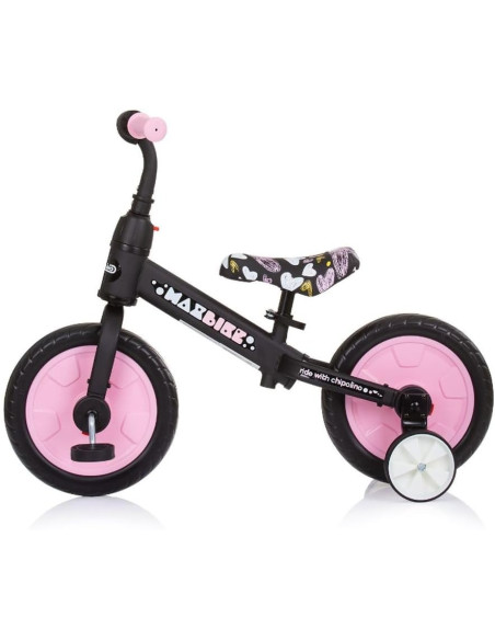 Bici quattro ruote Max Bike Rosa