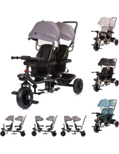 Triciclo gemellare Hip Hop Grafite