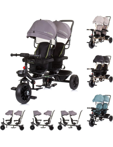 Triciclo gemellare Hip Hop Grafite