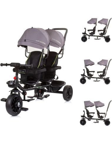 Triciclo gemellare Hip Hop Grafite