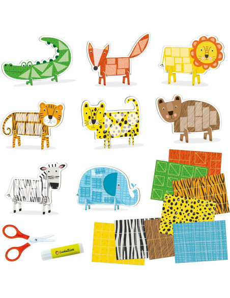 Ludattica Crea Dudu' - Collage degli animali