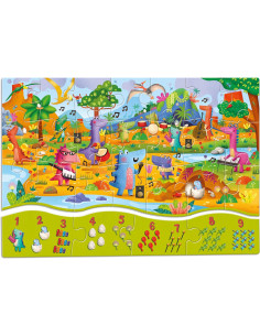 Ludattica puzzle 123 - I dinosauri 2