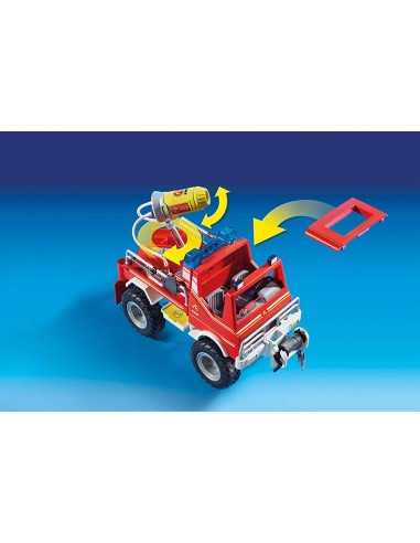 Playmobil - Camion Spara Acqua Dei Vigili Del...