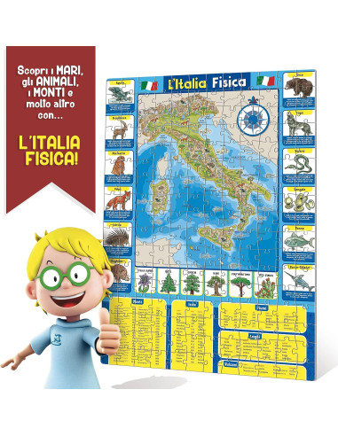 I'm genius geopuzzle la mia bella Italia